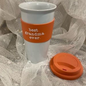 MOM LOVE PORCELAIN TRAVEL MUG BEST GRANDMA FREE W BUNDLE